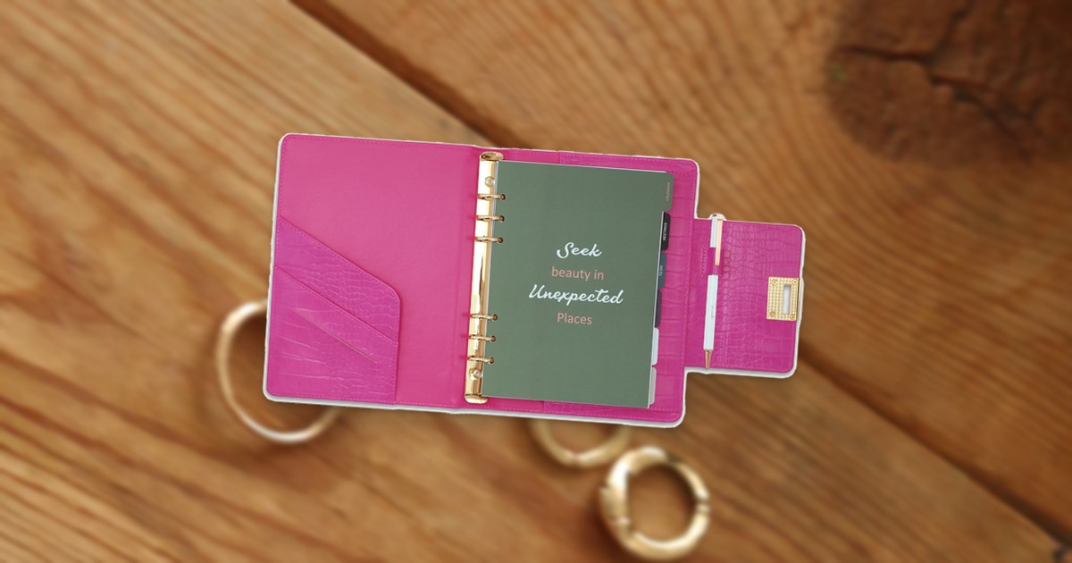 Personalize Your Refillable Planner