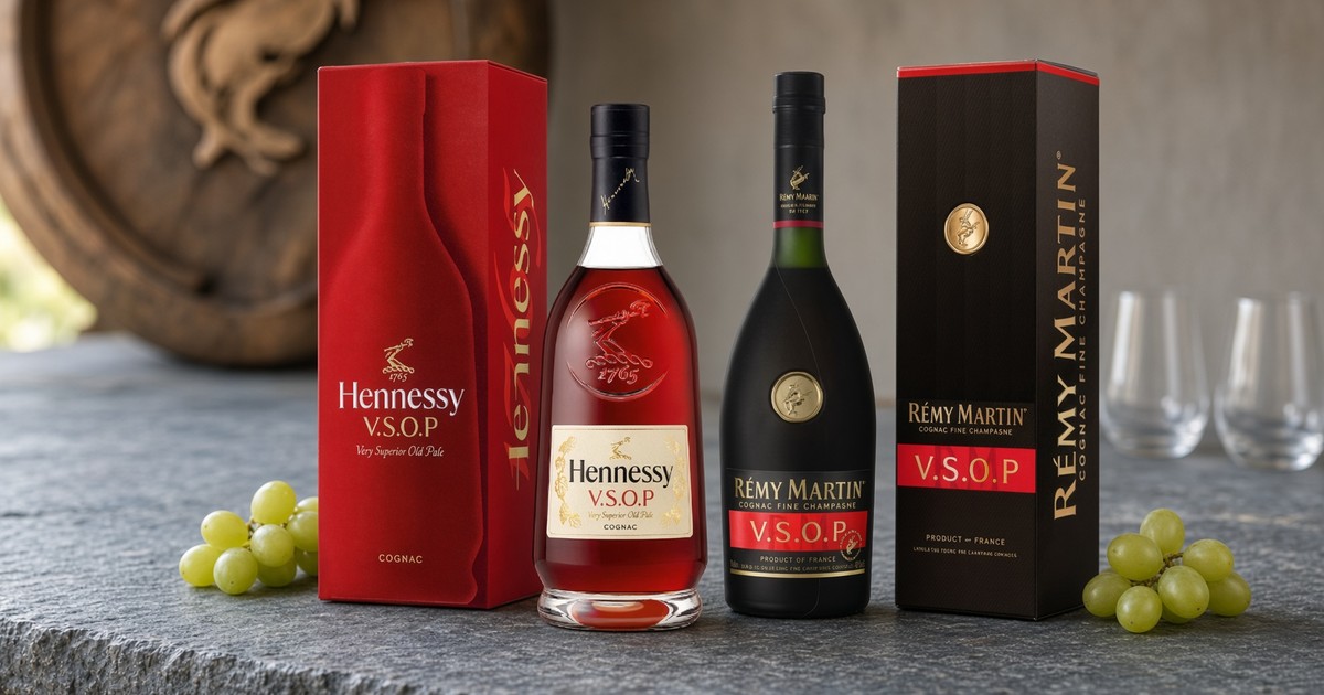 干邑品牌比較｜軒尼詩、人頭馬、馬爹利 VSOP 與 XO