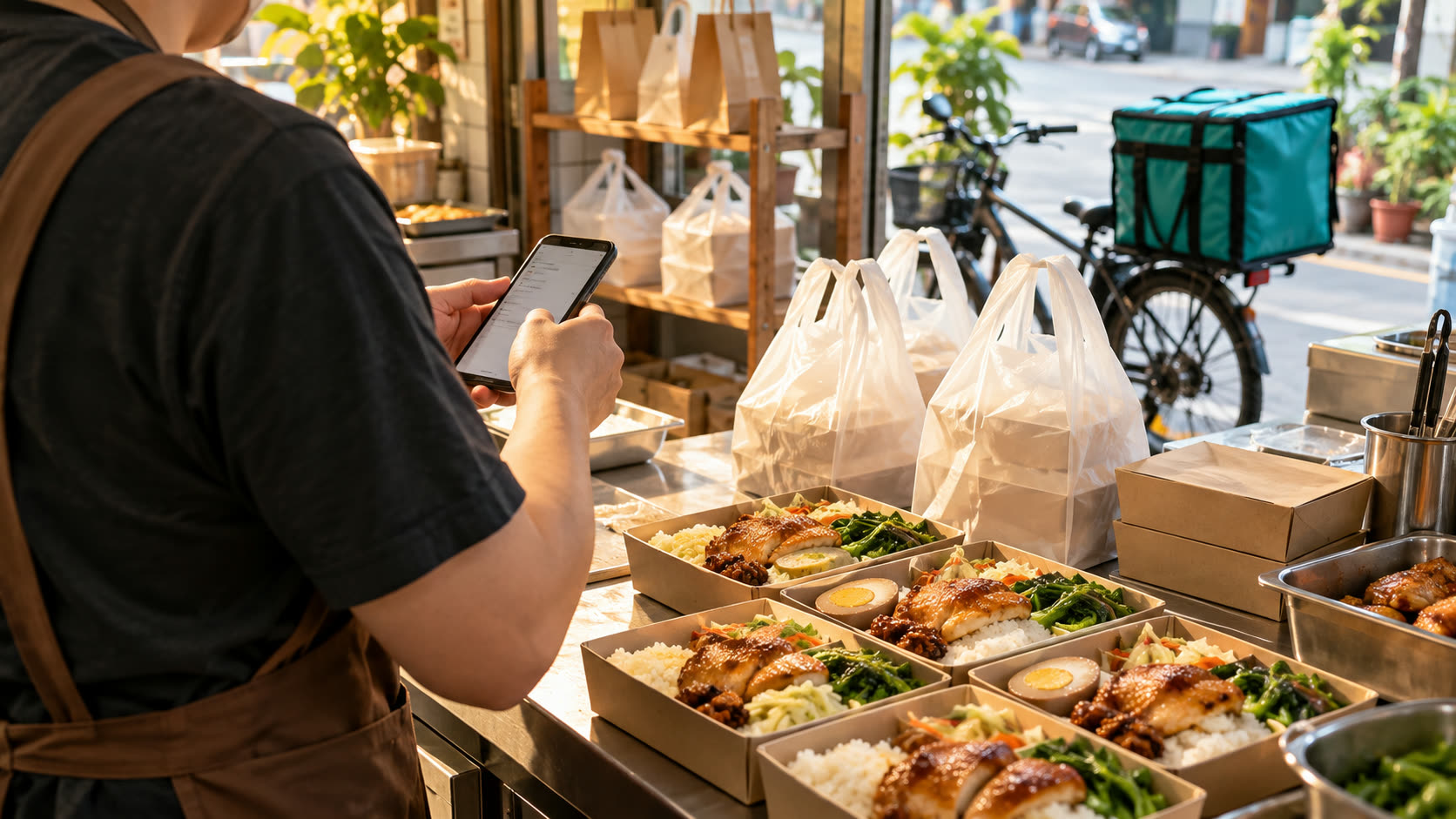 便當店自取外送一起接？用開賣+把訂單分清楚