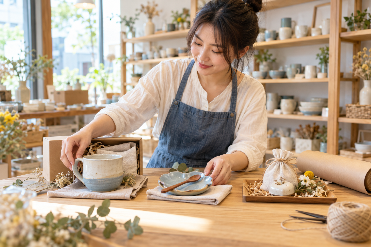 小店整理滿額贈、加價購與組合優惠商品的電商促銷情境