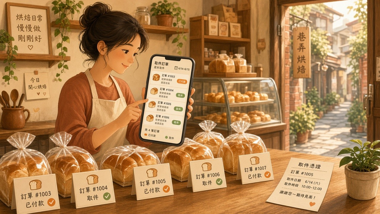 訂單與備貨管理示意