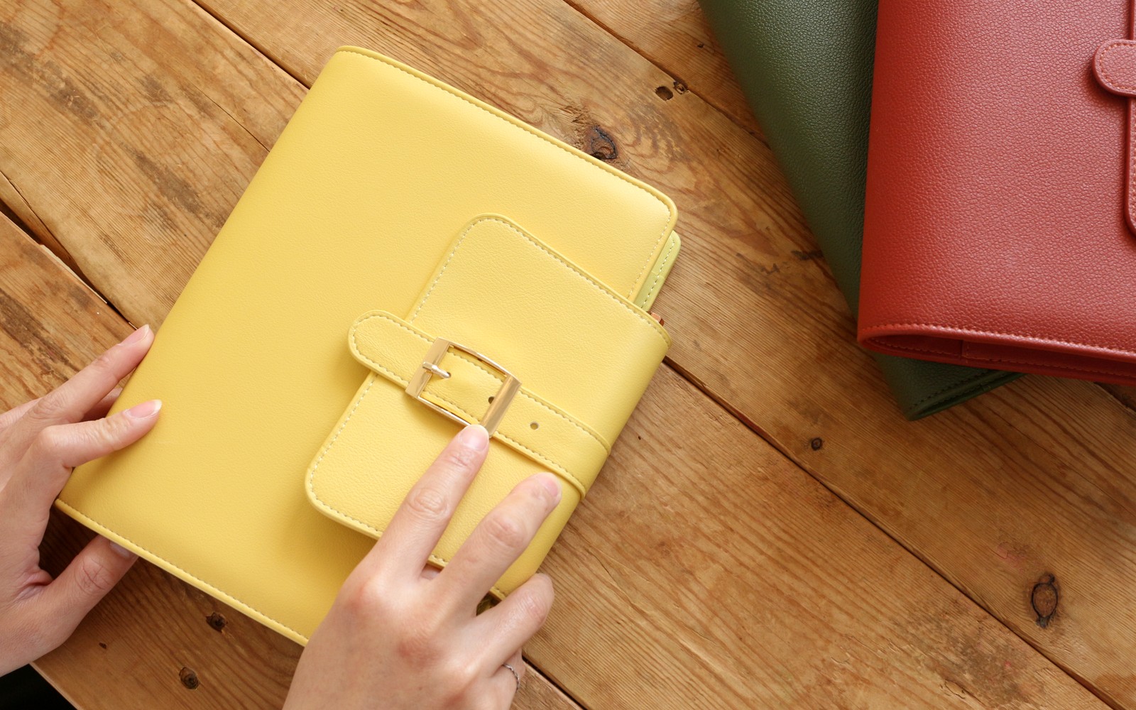 The Belt planner closed, showing belt-buckle character and classic organiser silhouette
