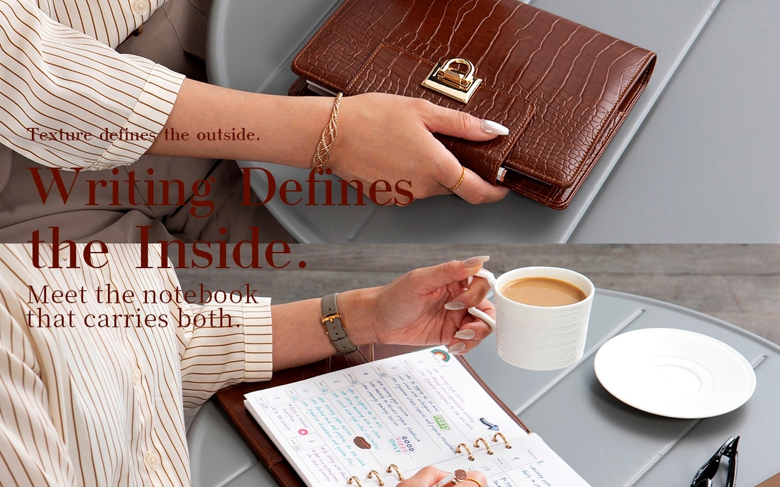 EGOSUNNY Terence-style smooth planner ready for a composed morning list