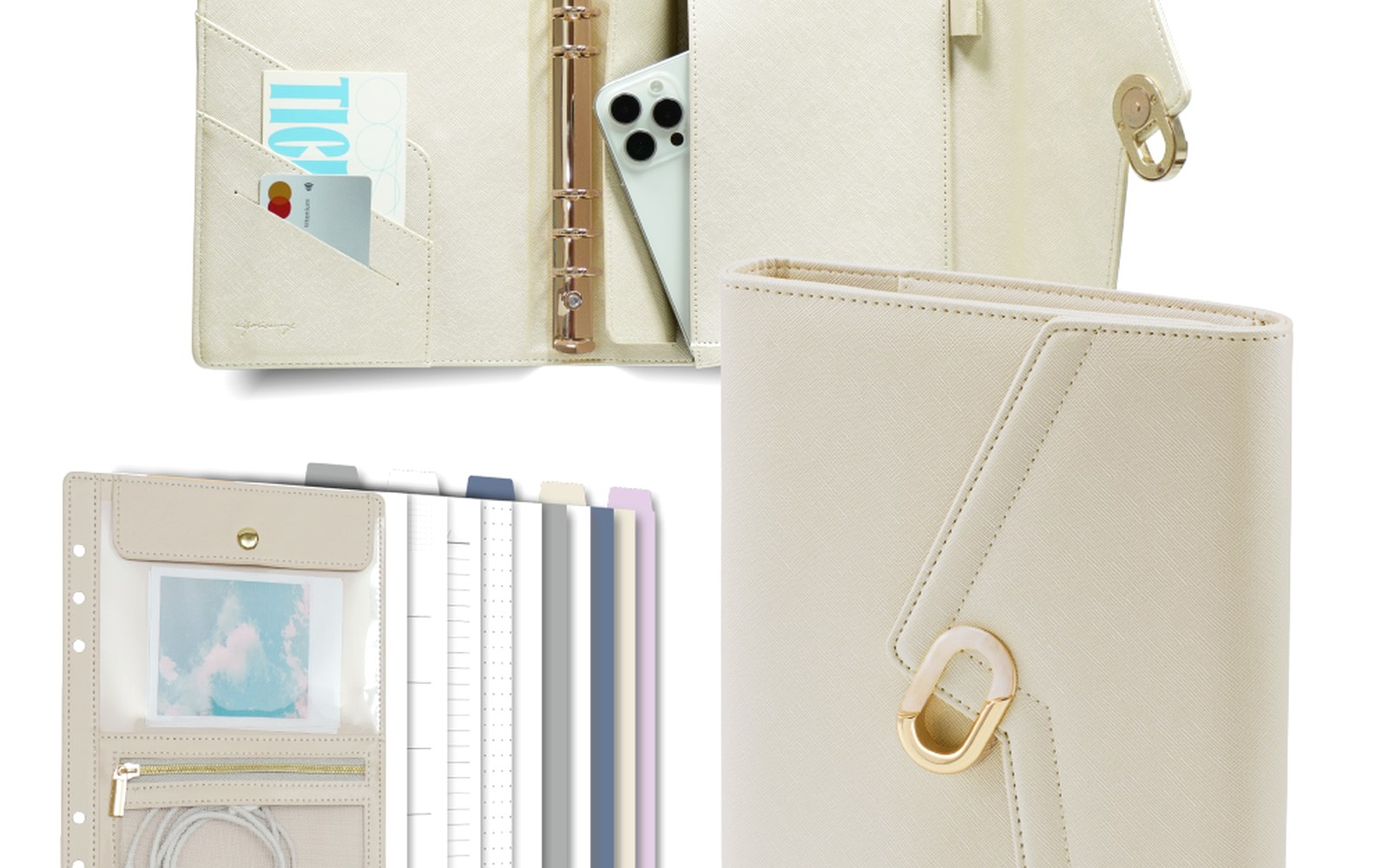 EGOSUNNY L’Éclair planner open for quick notes between meetings