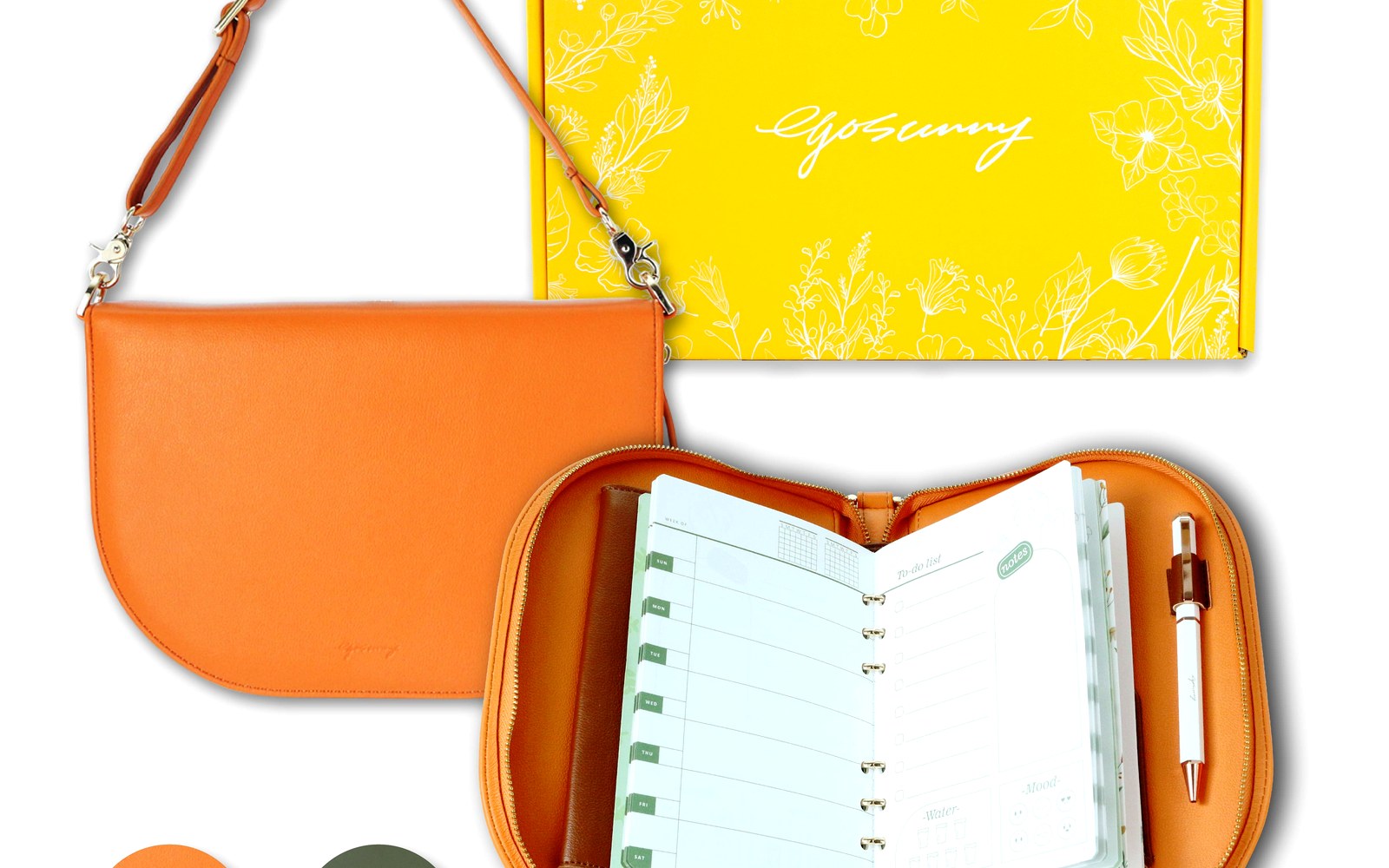 EGOSUNNY Luna planners styled as a lifestyle gift-ready set