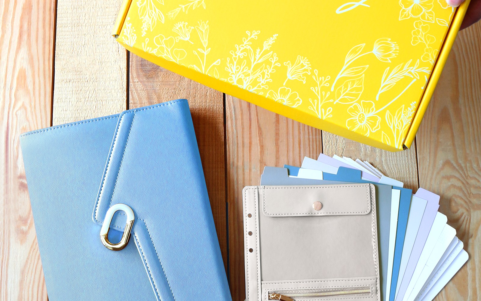 EGOSUNNY gift-box moment with a planner ready for self-reward