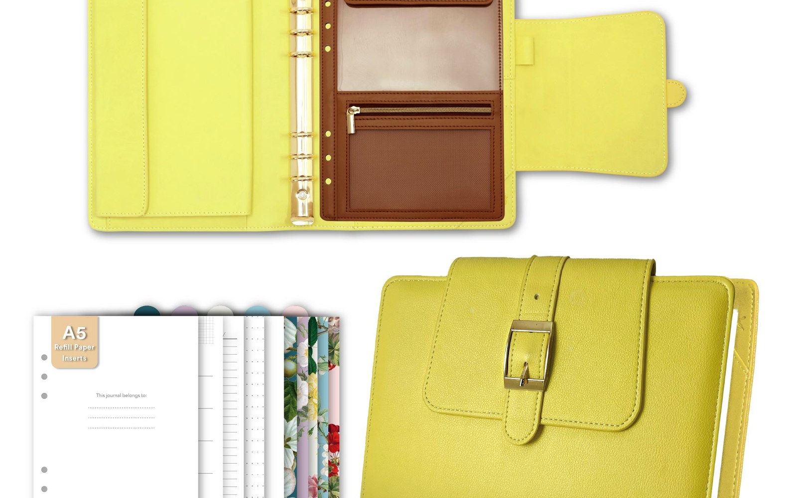 EGOSUNNY Belt classic organizer ready for structured weekly planning