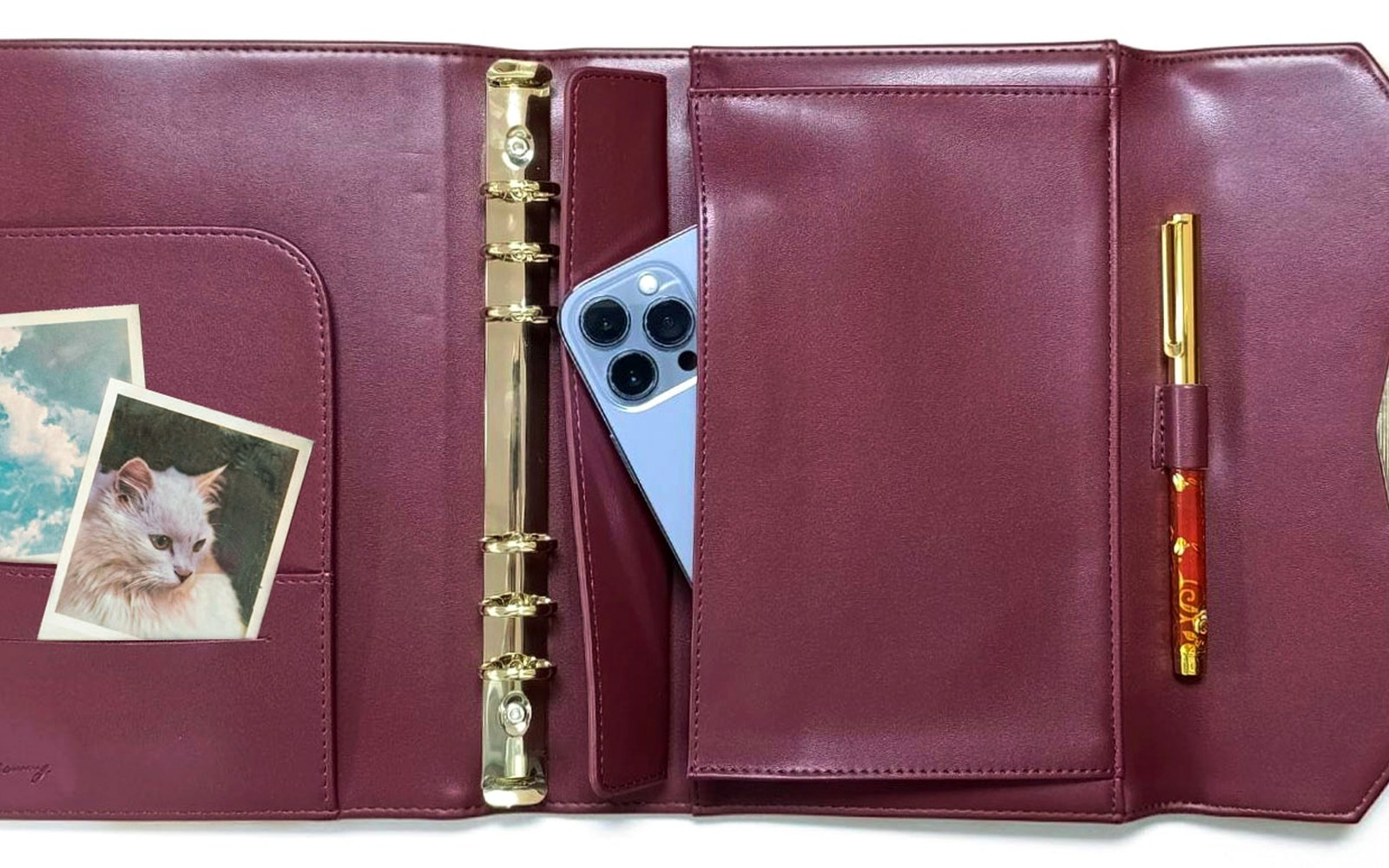 EGOSUNNY planner open beside a phone showing paper and digital together