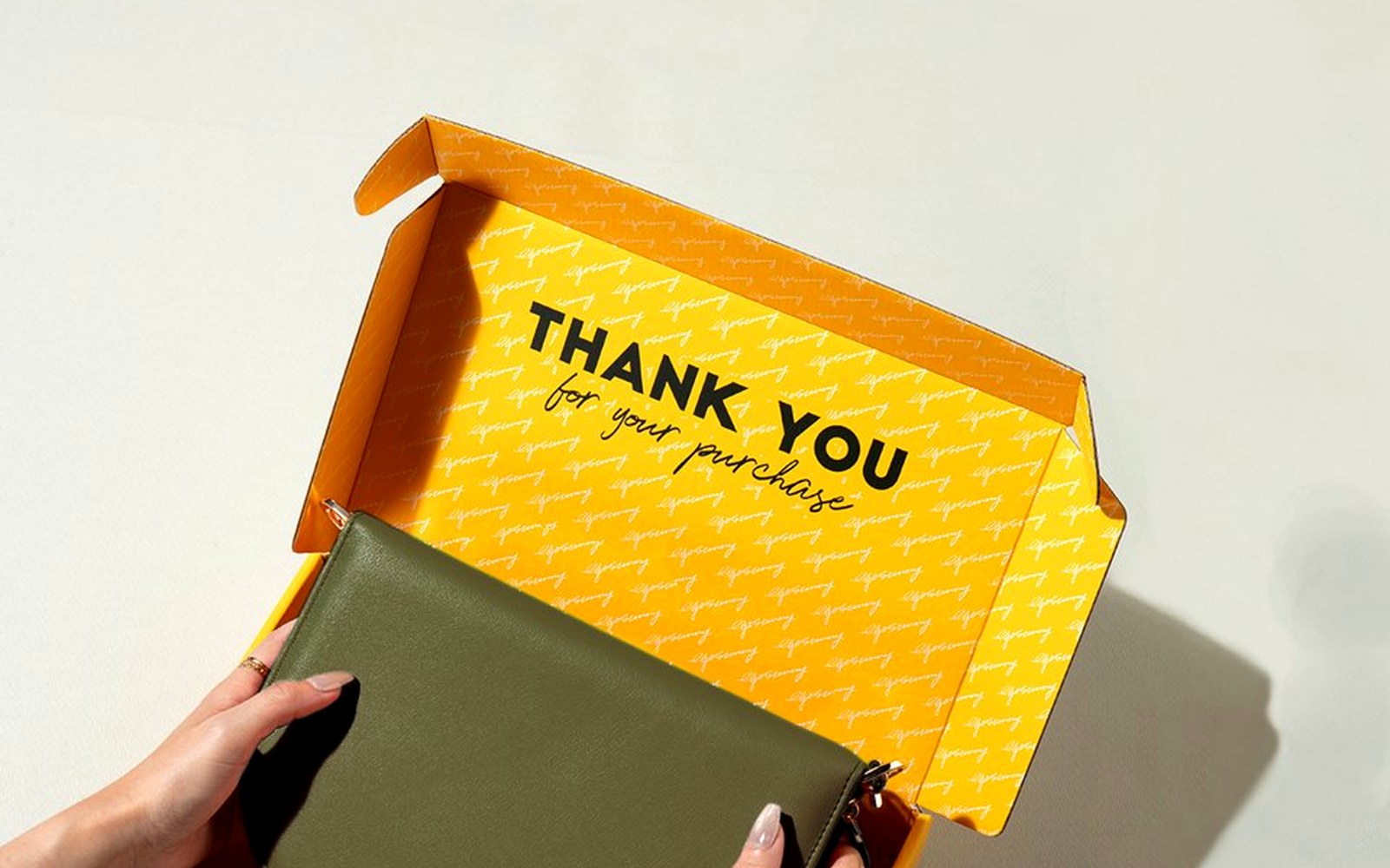 EGOSUNNY planner unboxing from sunny yellow package on arrival