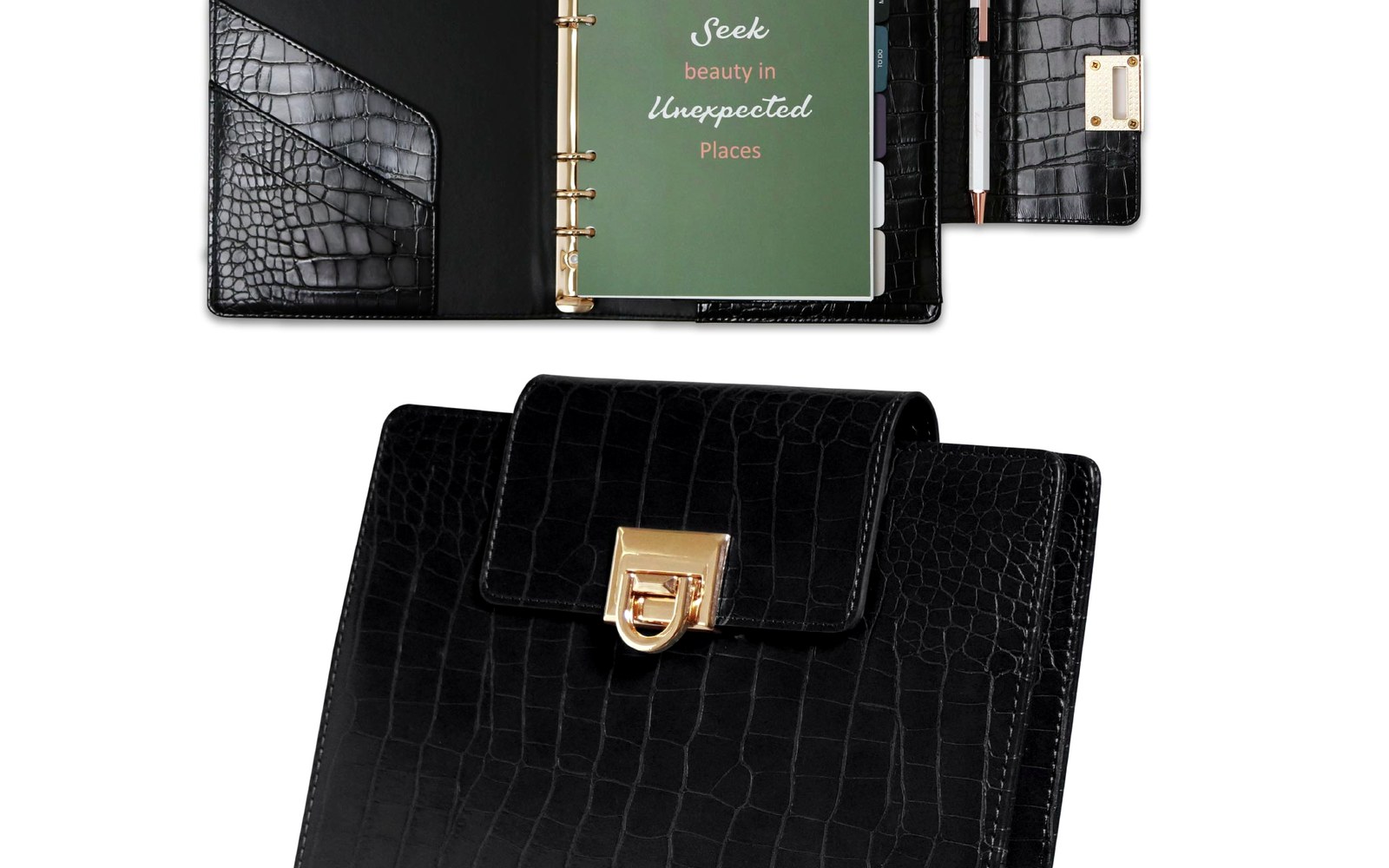 EGOSUNNY Croco planner gift-ready for a new quarter chapter