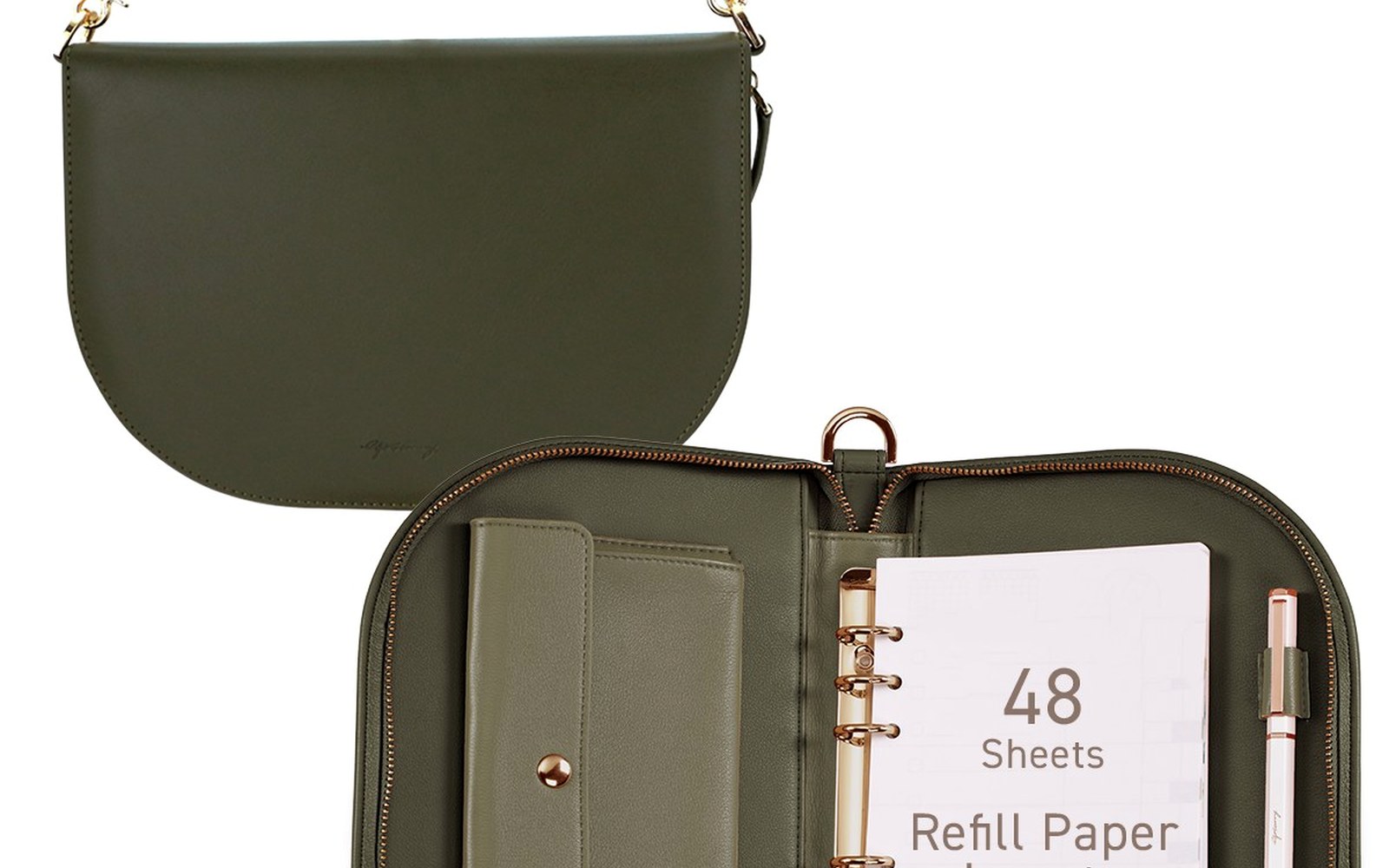 EGOSUNNY Luna half-moon planner gift-ready for restorative weekend plans