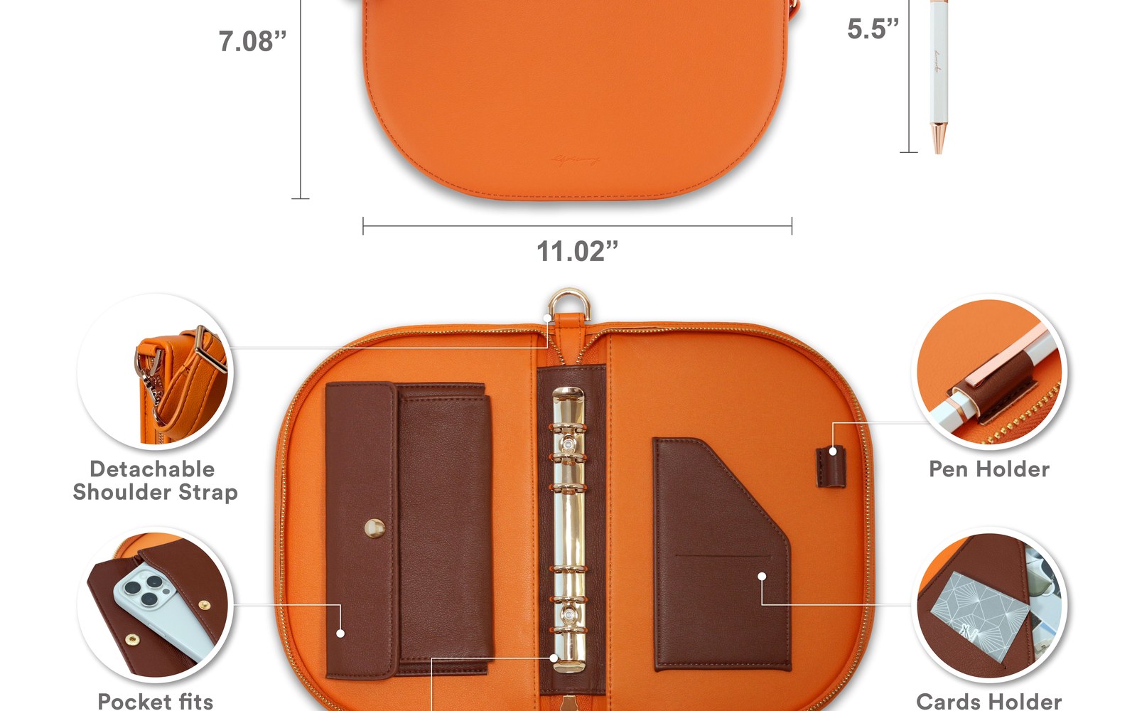 EGOSUNNY Luna open showing planning inserts for a gentle weekend