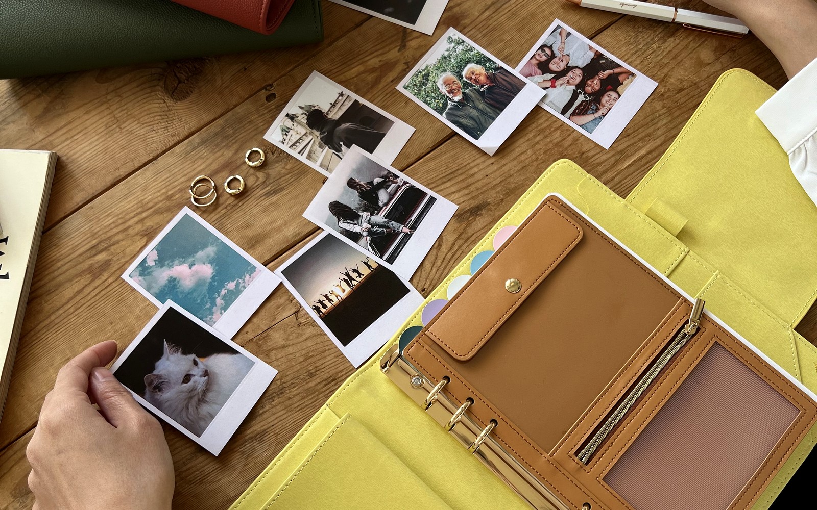 EGOSUNNY Belt classic organizer for structured notes on the go