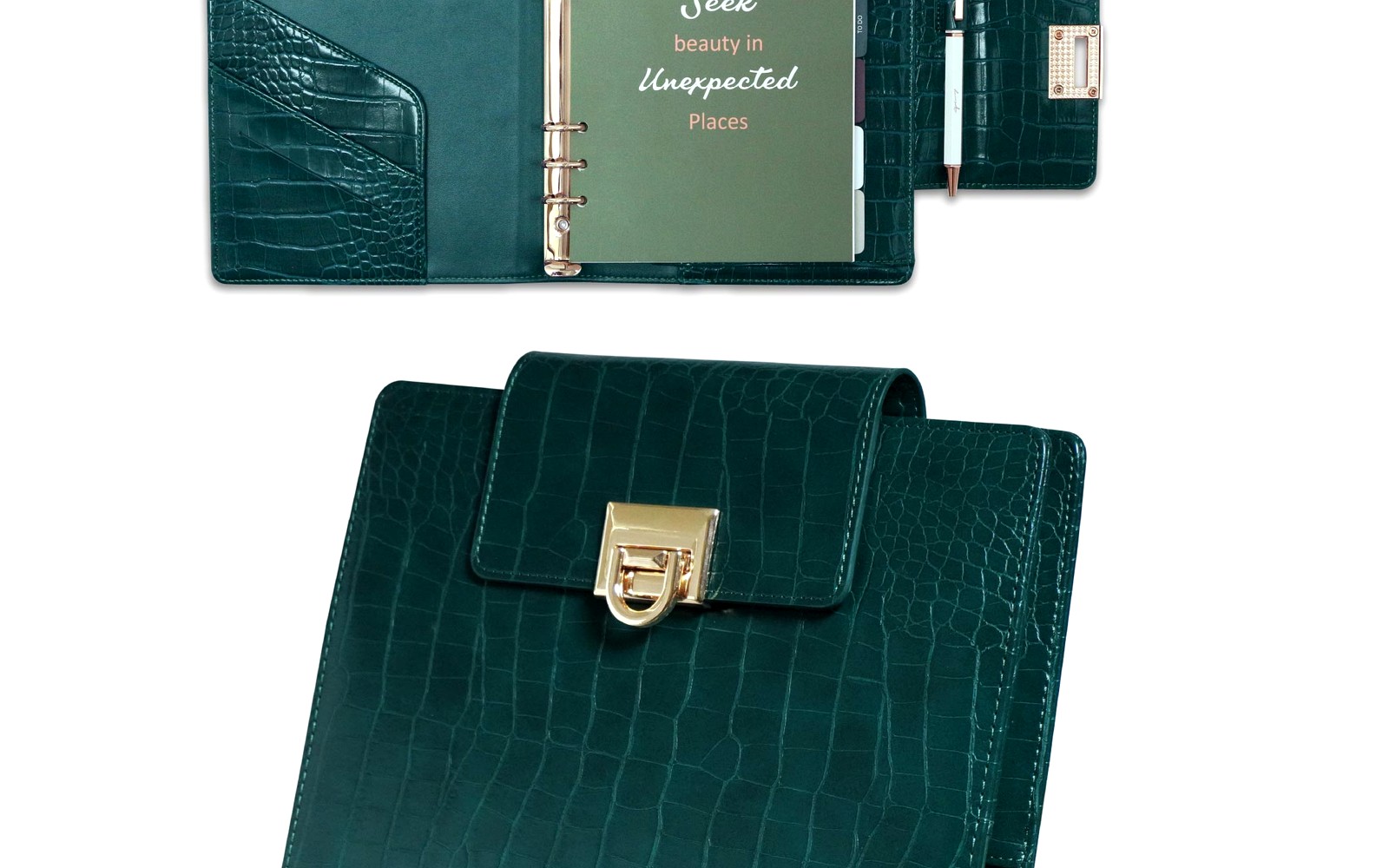 EGOSUNNY Croco planner offering a confident fresh start