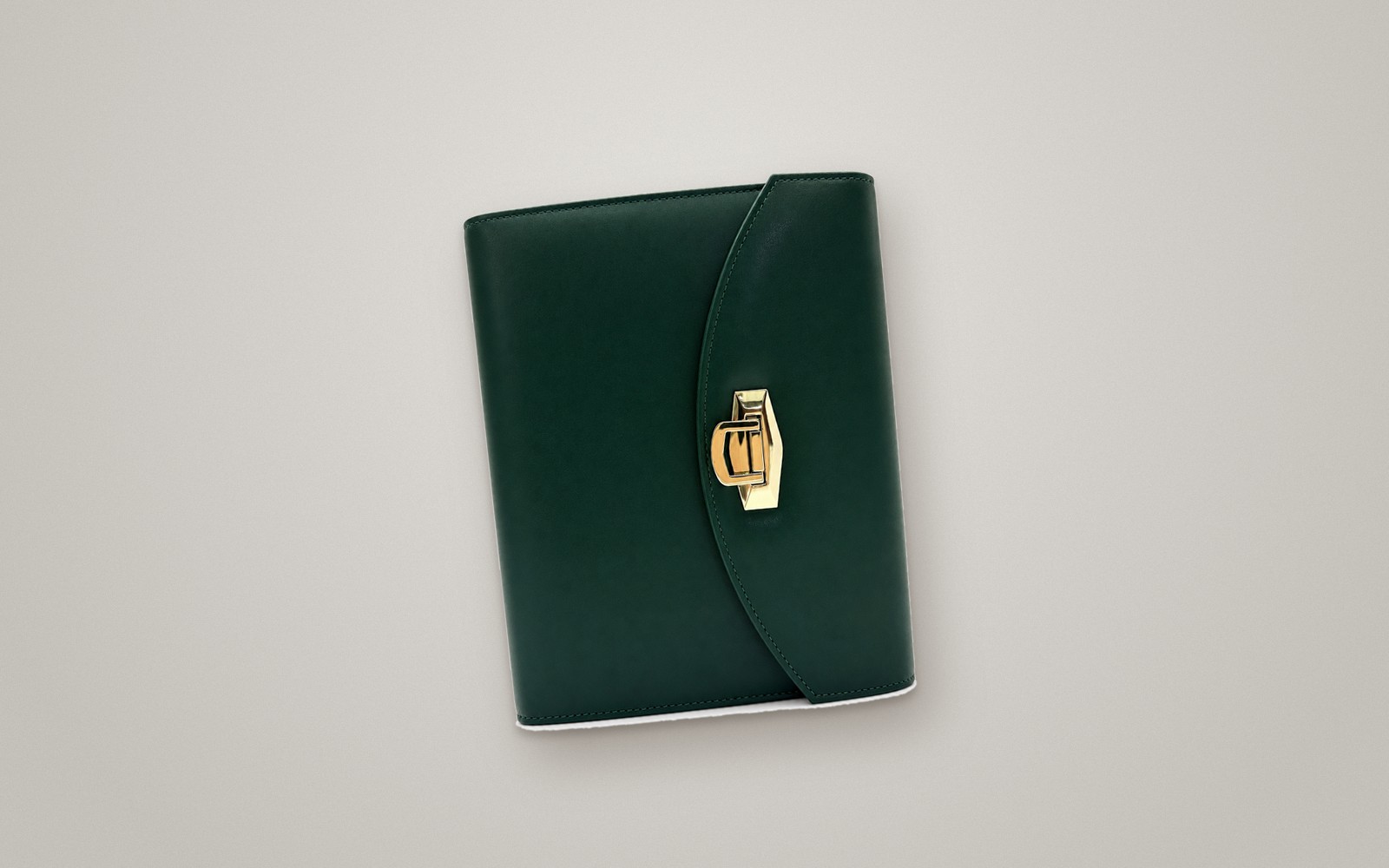 Green EGOSUNNY Terence planner closed on a soft background