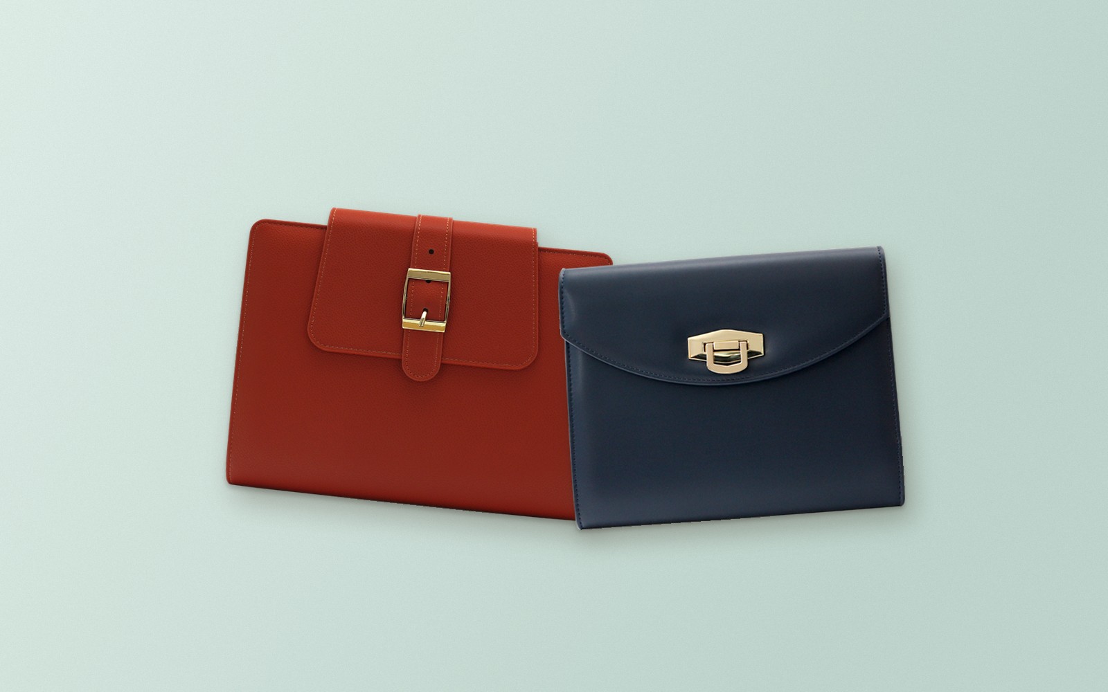 Red EGOSUNNY Belt planner beside a navy EGOSUNNY Terence